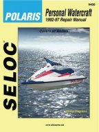 Polaris PWC 650-1050 Series, Includes Fuji-powered models '92-'97 Manual
